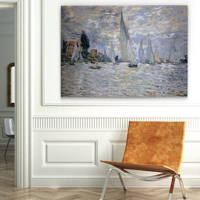 Wexford Home 'The Boats Regatta at Argenteuil' Canvas Wall Art