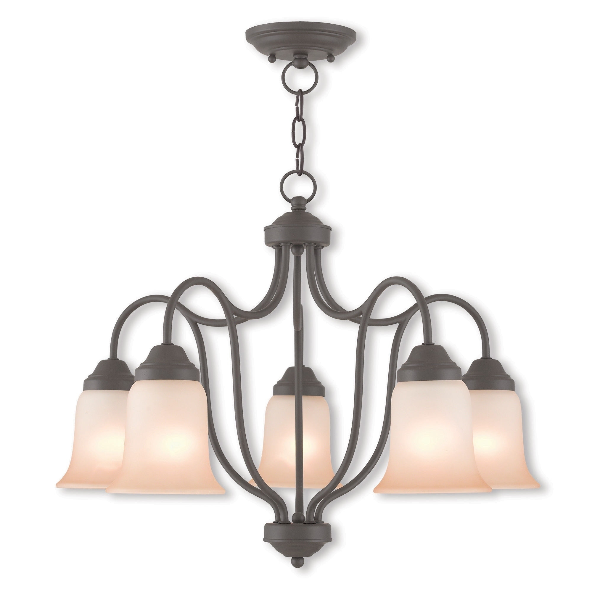Livex Lighting Karysa Brown Bronze Finish Steel 5-light Chandelier (Bronze) - Chandeliers For Bedrooms by Overstock.com