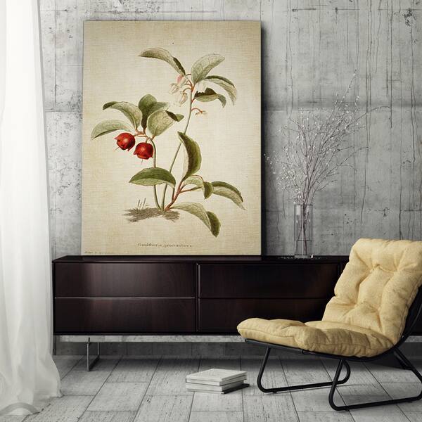 slide 1 of 4, Wexford Home 'Botanical Plate XVIII' Wall Art