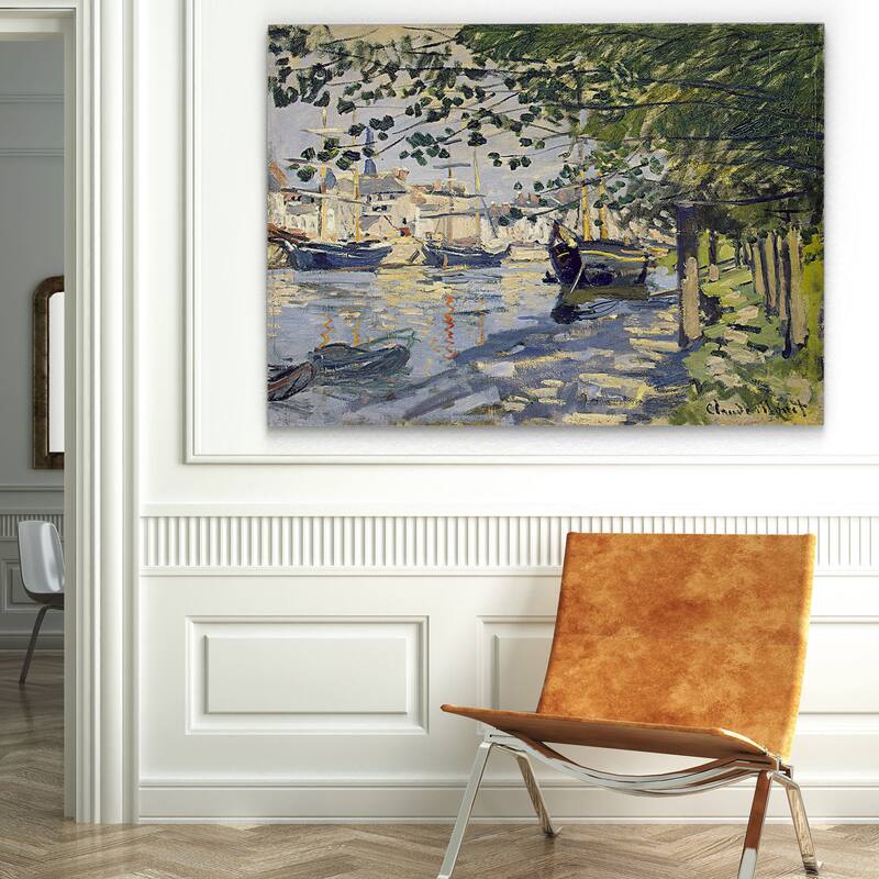 Wexford Home 'The Seine at Rouen' Canvas Wall Art