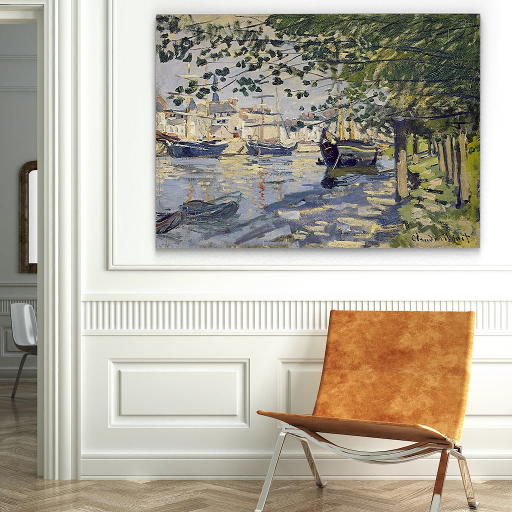 Wexford Home 'The Seine at Rouen' Canvas Wall Art
