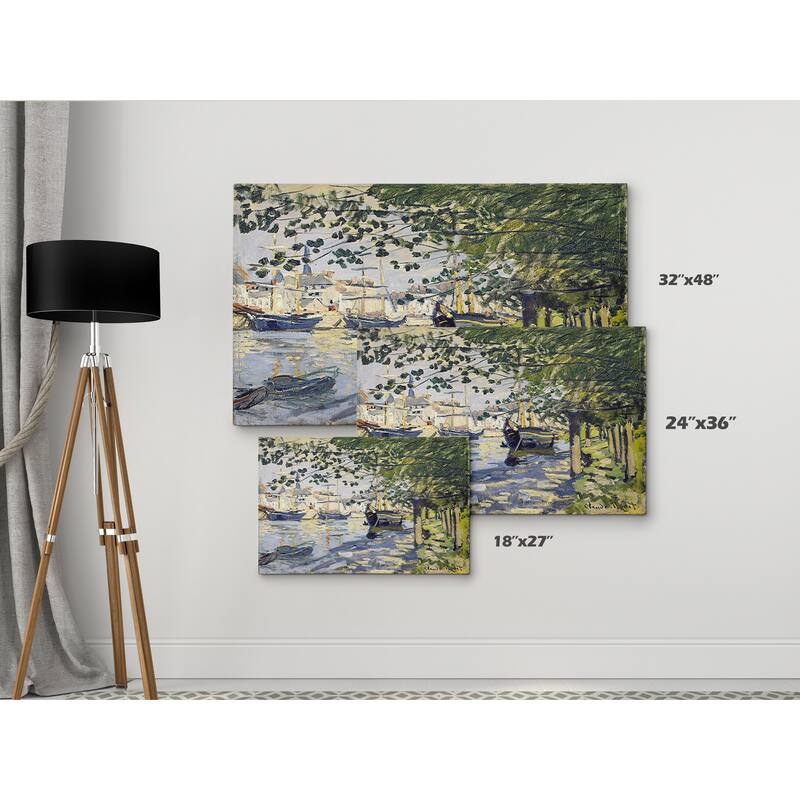 Wexford Home 'The Seine at Rouen' Canvas Wall Art