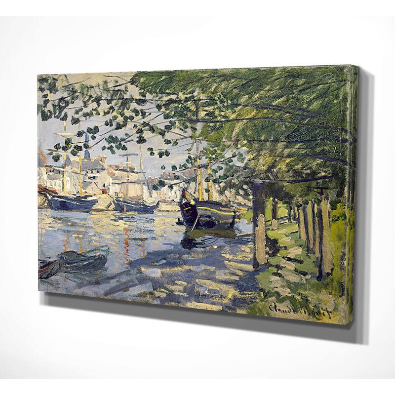 Wexford Home 'The Seine at Rouen' Canvas Wall Art - 32 x 48