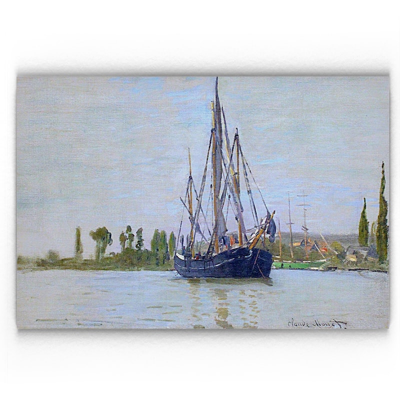 Claude Monet 'The Sailing Boat' Gallery-wrapped Canvas Art