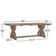 preview thumbnail 12 of 23, Paloma Reclaimed Wood 6-Piece Dining Set by iNSPIRE Q Artisan