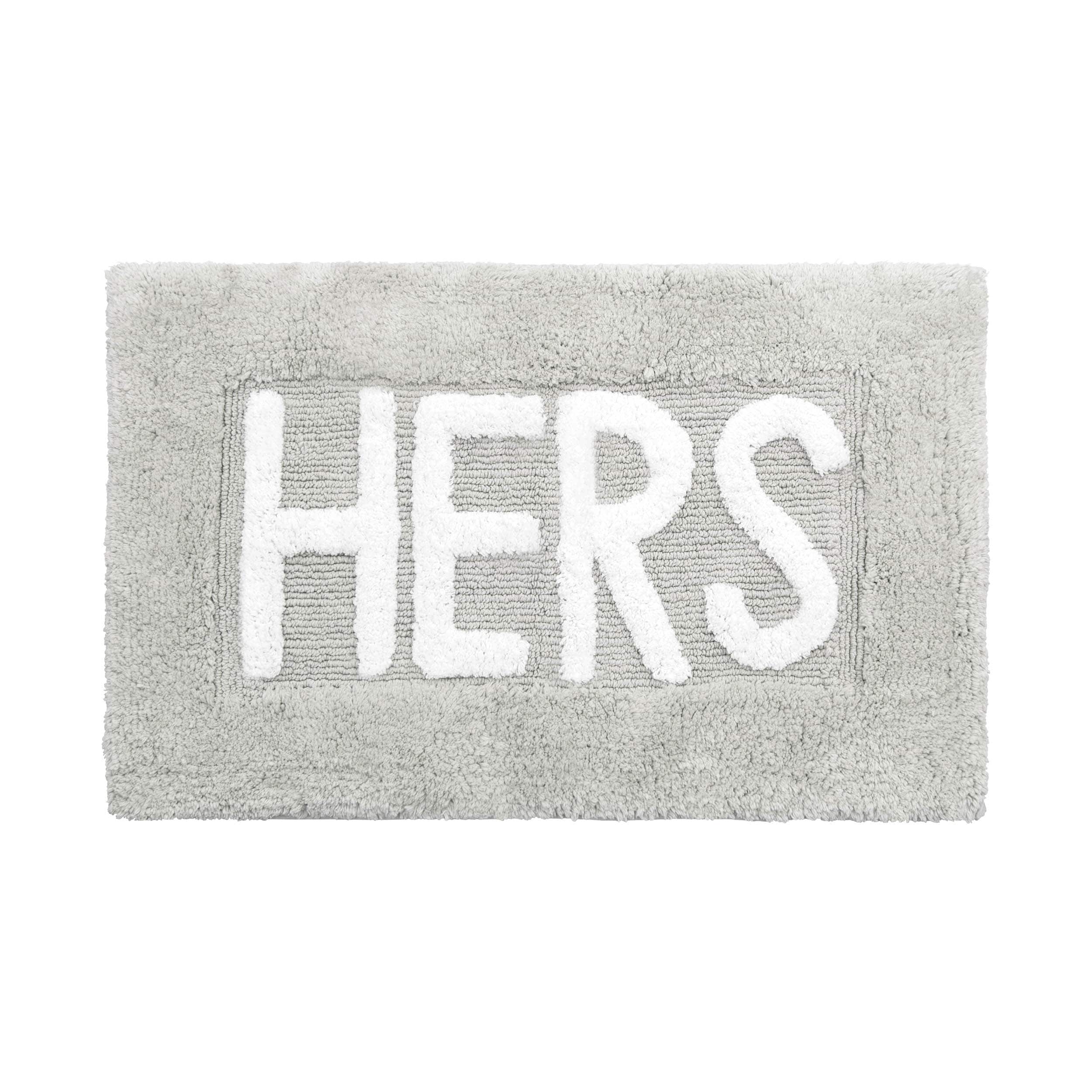 Jean Pierre His Hers Cotton 2 Piece Bath Rug Set His Hers Cotton 2 Piece Bath Rug Set