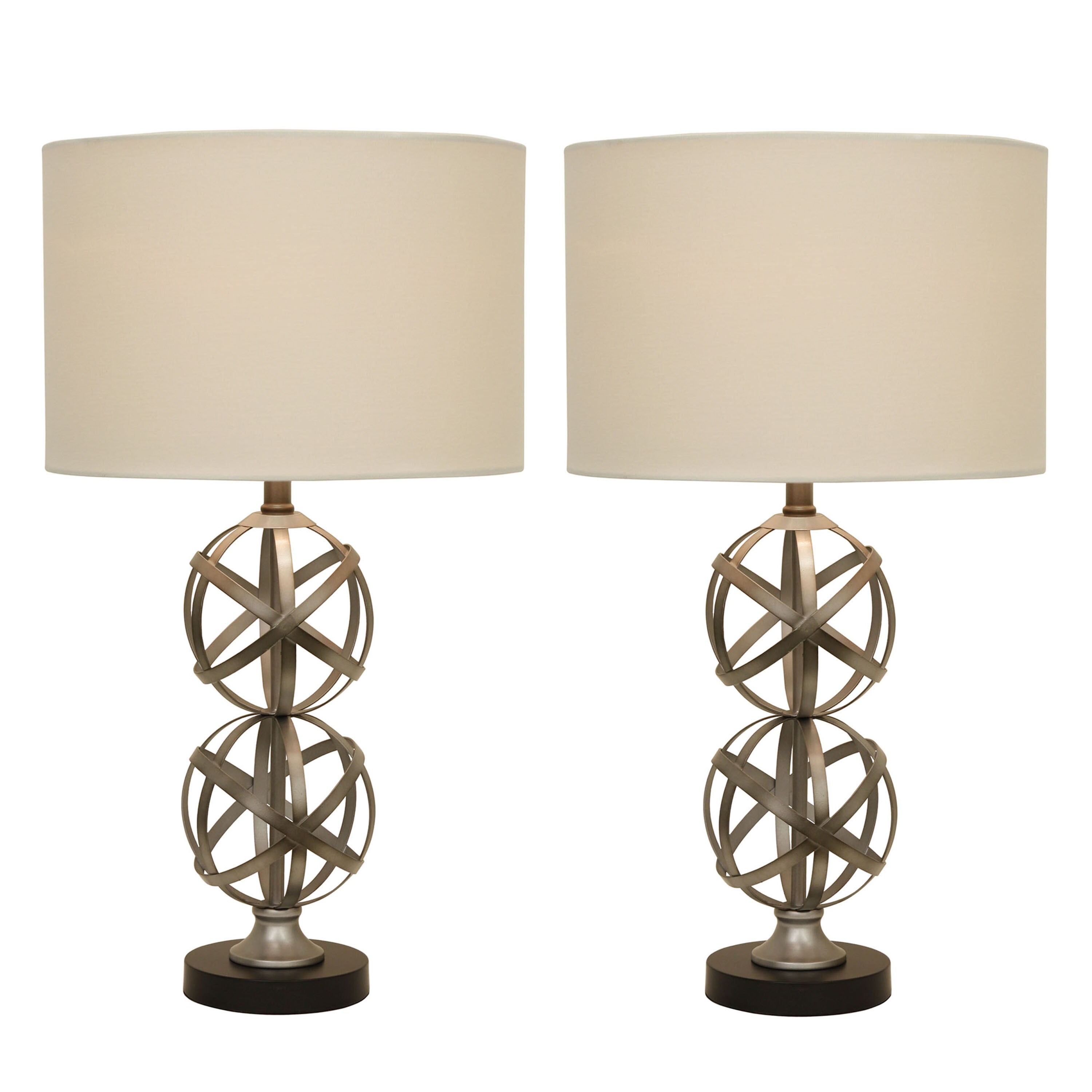 metal orb table lamp