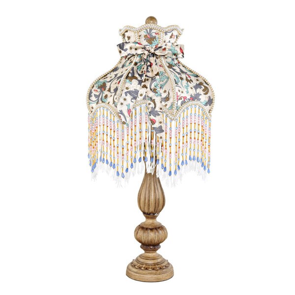 victorian table lamps with fringe