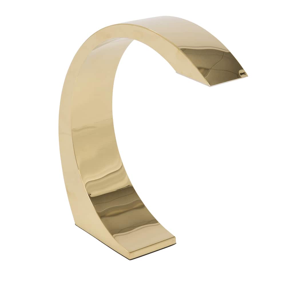 Strick & Bolton Peale Goldtone LED Touch Table Lamp