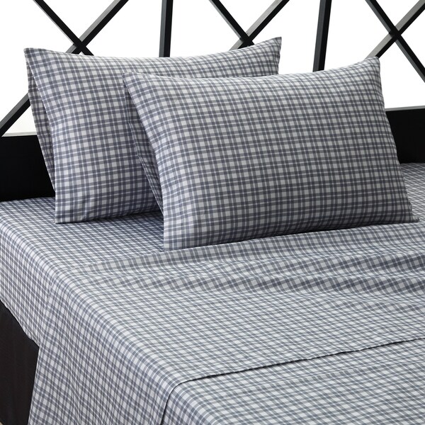 Soho Plaid Microfiber Sheet Set
