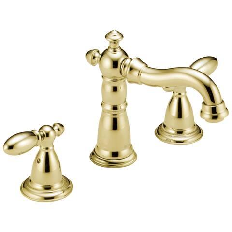 Delta Victorian Mini Widespread Polished Brass Bathroom Faucet