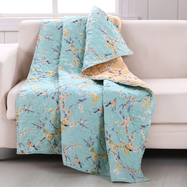 Barefoot Bungalow Cherry Blossom Throw