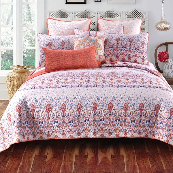 Amber Cotton Blend 3-piece Quilt Set