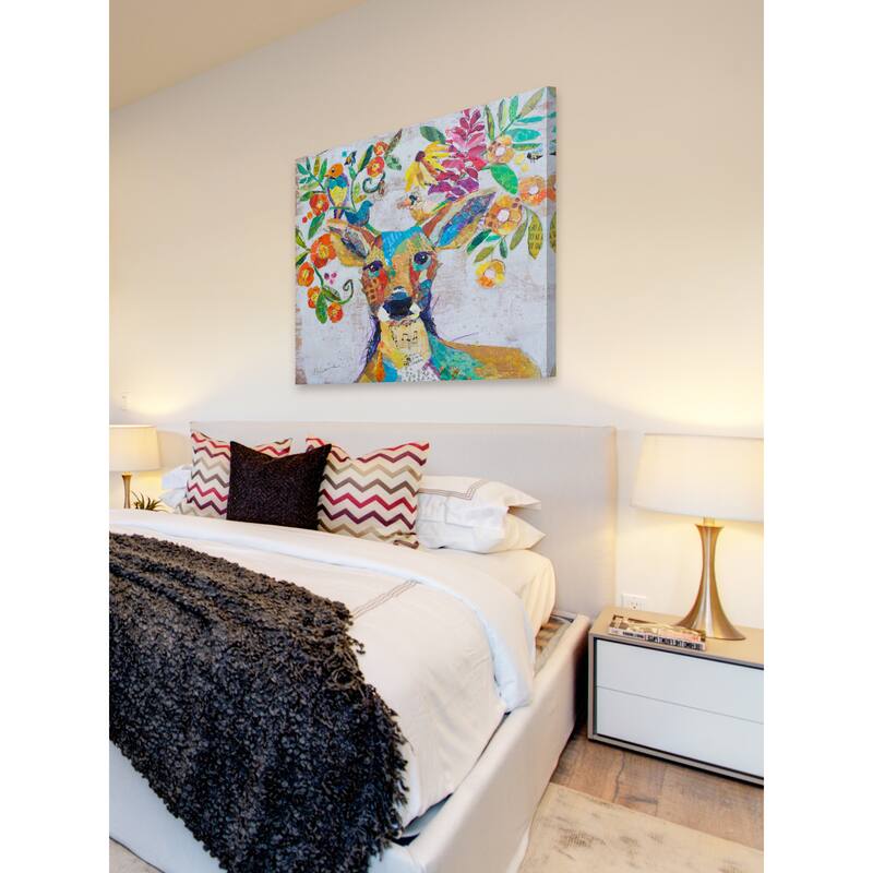 'Melody of Nature' Painting Print on Wrapped Canvas - Multi-Color