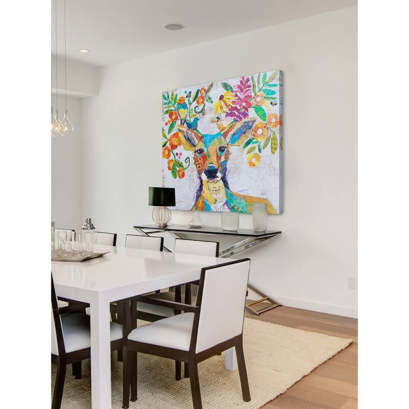 'Melody of Nature' Painting Print on Wrapped Canvas - Multi-Color
