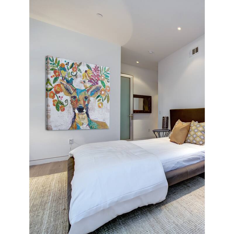 'Melody of Nature' Painting Print on Wrapped Canvas - Multi-Color