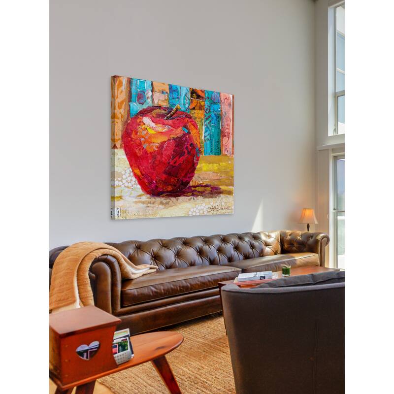 'Red Temptation' Painting Print on Wrapped Canvas - Multi-Color