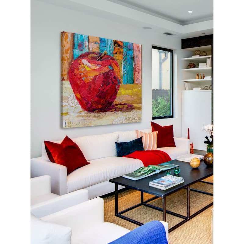 'Red Temptation' Painting Print on Wrapped Canvas - Multi-Color
