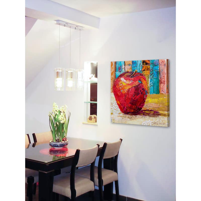 'Red Temptation' Painting Print on Wrapped Canvas - Multi-Color
