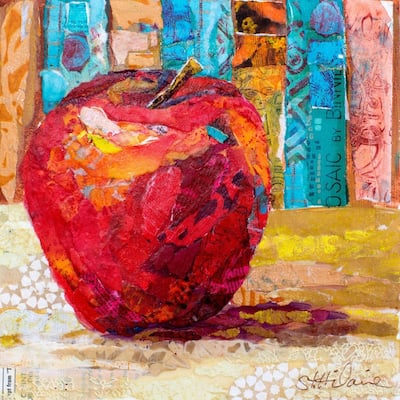'Red Temptation' Painting Print on Wrapped Canvas - Multi-Color