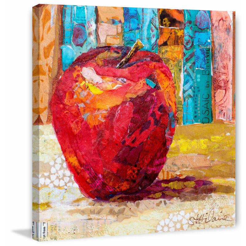 'Red Temptation' Painting Print on Wrapped Canvas - Multi-Color