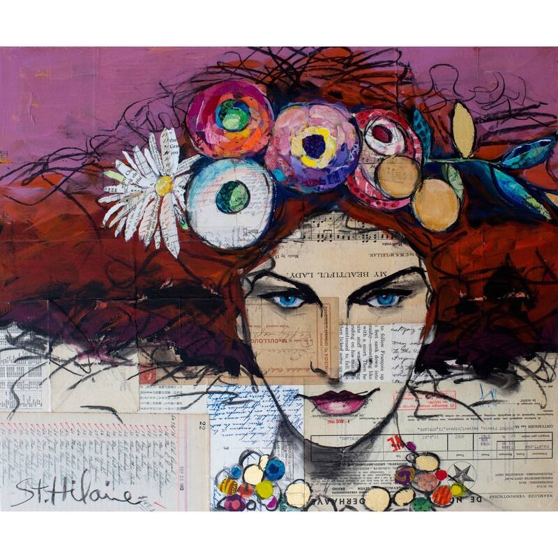 'Ambition' Painting Print on Wrapped Canvas - Multi-Color