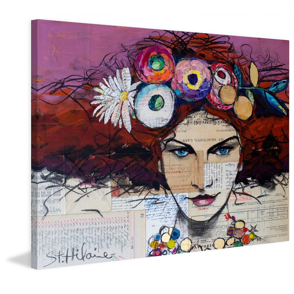 'Ambition' Painting Print on Wrapped Canvas - Multi-Color
