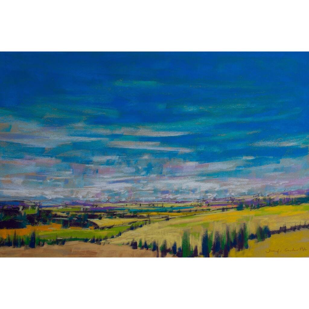 'Bend in the River' Painting Print on Wrapped Canvas - Multi-Color