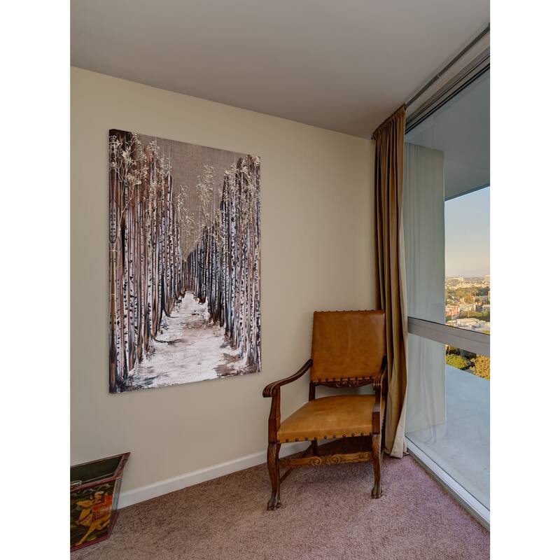 'Aspen Grove' Painting Print on Wrapped Canvas - Multi-Color