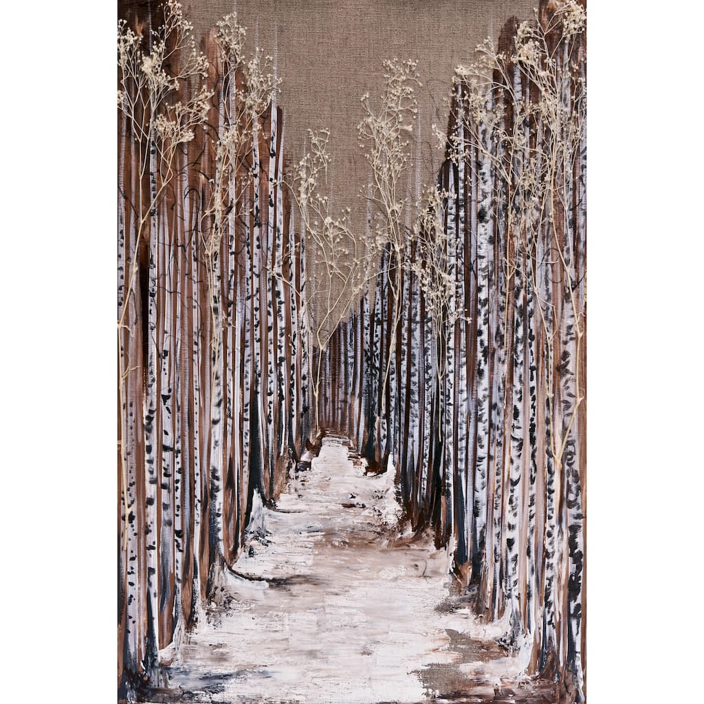 'Aspen Grove' Painting Print on Wrapped Canvas - Multi-Color
