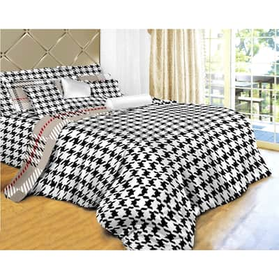 Duvet and Quilt Cover 6-piece Set Luxury Cotton Bedding by Dolce Mela