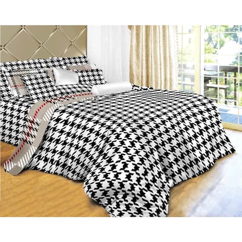 Duvet and Quilt Cover 6-piece Set Luxury Cotton Bedding by Dolce Mela