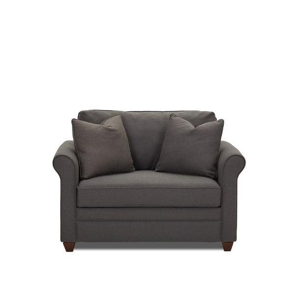 Dopler Contemporary Grey Innerspring Chair Sleeper On Dopler Contemporary Grey Innerspring Chair Sleeper