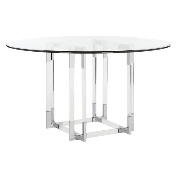 safavieh couture koryn acrylic dining table