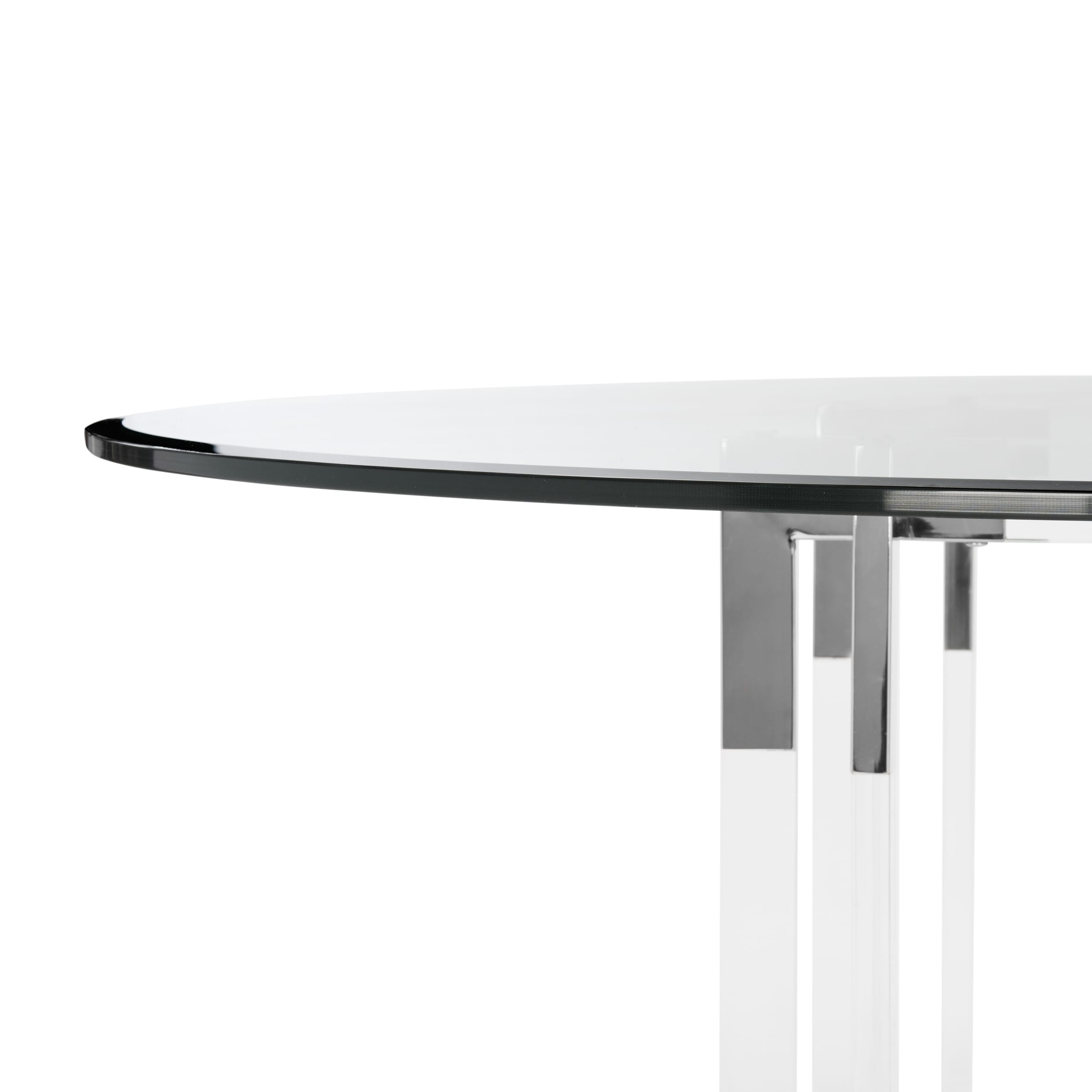 safavieh couture koryn acrylic dining table