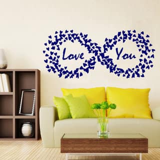 Quotes Infinity Sign Love You Valentine S Day Gifts Vinyl Sticker Art Interior Nursery Room Sticker Decal Size 22x35 Color Black Overstock 14635635 Pairs with a matched minnie tee (sold separately) for ''together forever'' bonding. quotes infinity sign love you valentine s day gifts vinyl sticker art interior nursery room sticker decal size 22x35 color black