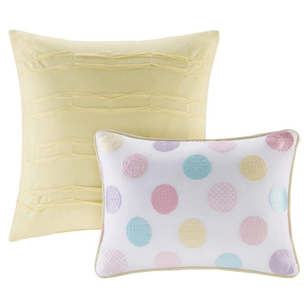 Shop Urban Habitat Kids Evie Yellow Pink Cotton Printed Comforter