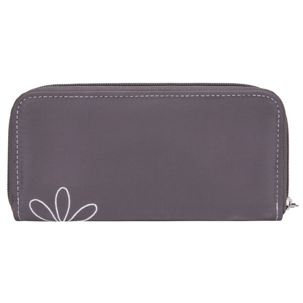 Shop Travelon Ladies&#39; Daisy RFID Blocking Zip Around Wallet - Free Shipping On Orders Over $45 ...