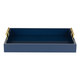 Kate and Laurel Lipton Polished Metal Handle Decorative Tray - 16.5x12.25x3.25 - Thumbnail 50