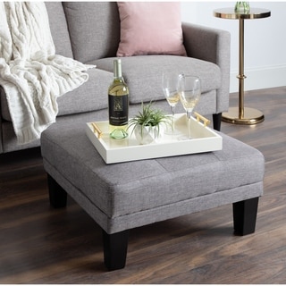 Kate and Laurel Lipton Polished Metal Handle Decorative Tray - 16.5x12.25x3.25