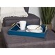 Kate and Laurel Lipton Polished Metal Handle Decorative Tray - 16.5x12.25x3.25 - Thumbnail 23