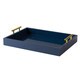 Kate and Laurel Lipton Polished Metal Handle Decorative Tray - Thumbnail 39