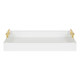 Kate and Laurel Lipton Polished Metal Handle Decorative Tray - Thumbnail 52