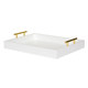 Kate and Laurel Lipton Polished Metal Handle Decorative Tray - Thumbnail 51
