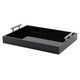 Kate and Laurel Lipton Polished Metal Handle Decorative Tray - Thumbnail 3