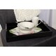 Kate and Laurel Lipton Polished Metal Handle Decorative Tray - Thumbnail 2