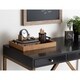 Kate and Laurel Lipton Polished Metal Handle Decorative Tray - Thumbnail 14