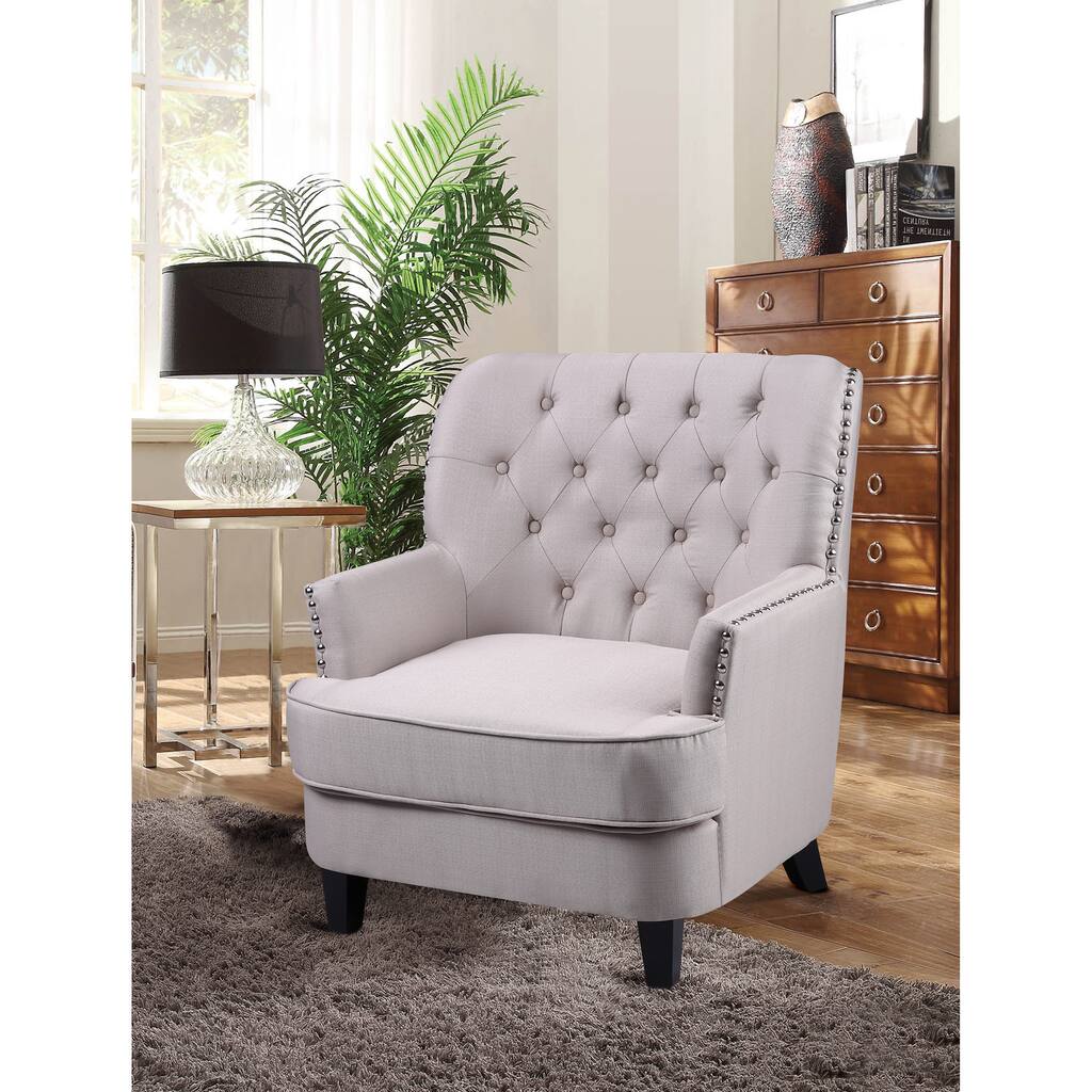 Best Master Furniture ZH117 Fabric Living Room Arm Accent Chair