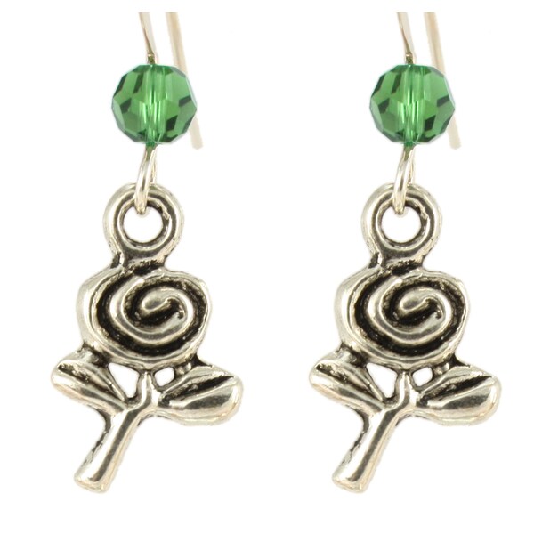 Sterling Silver Birthstone Fl Earrings Ships To Canada Sterling Silver Birthstone Fl Earrings