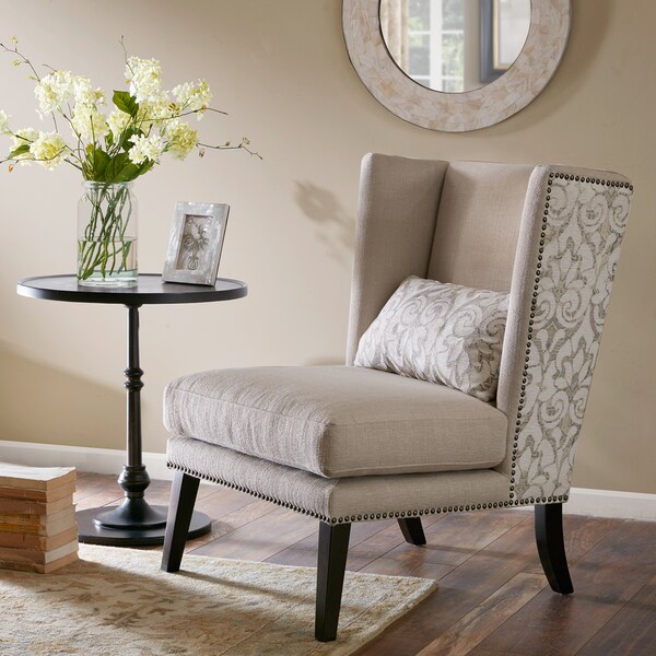 Shop Madison Park Ella Tan Accent Chair - Overstock - 14636709